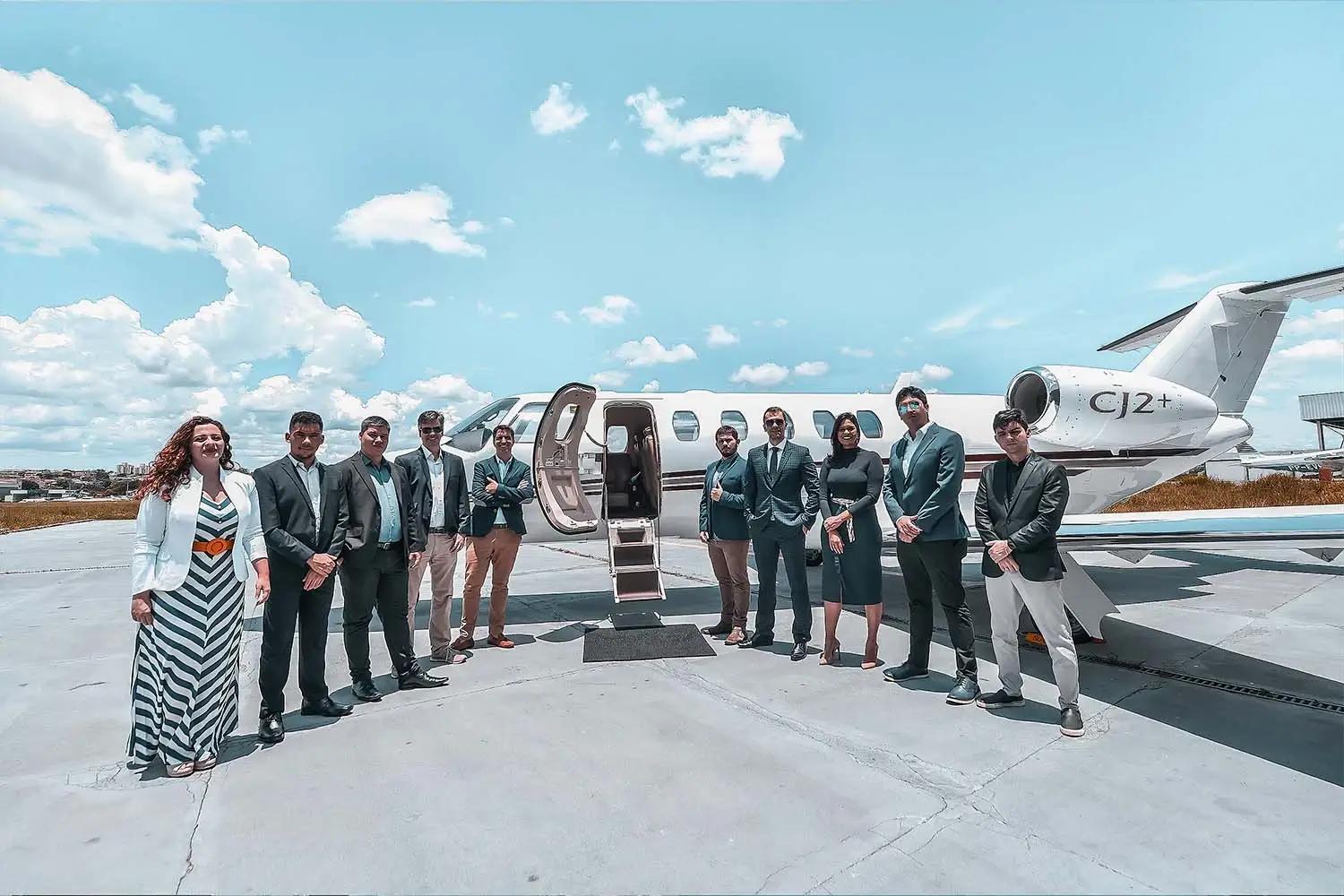 flapper team at toluca airport