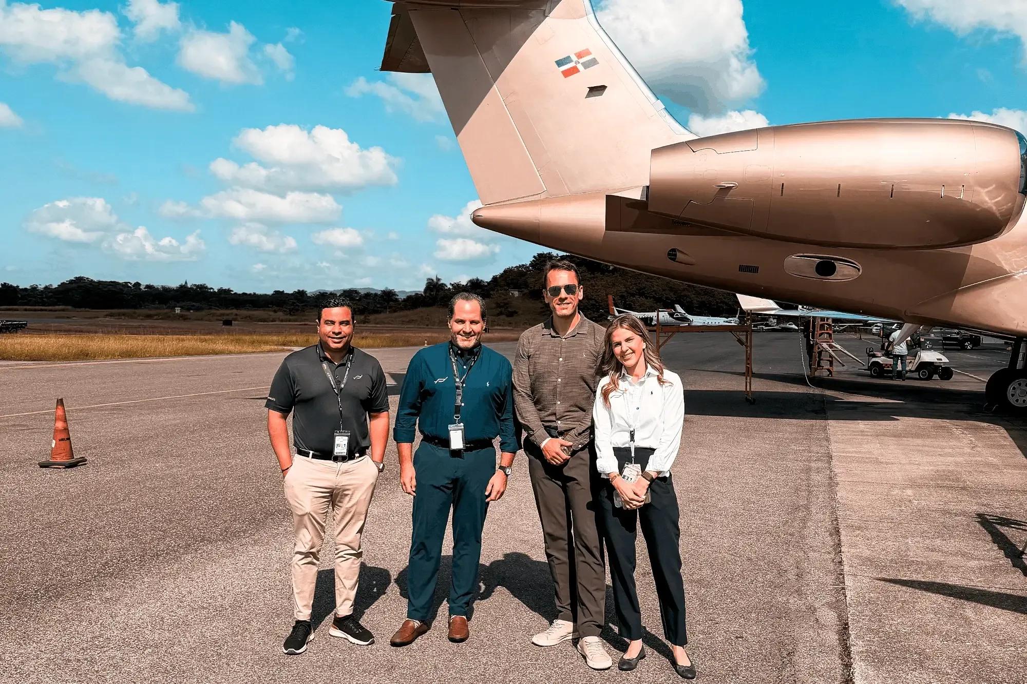 flapper team at toluca airport