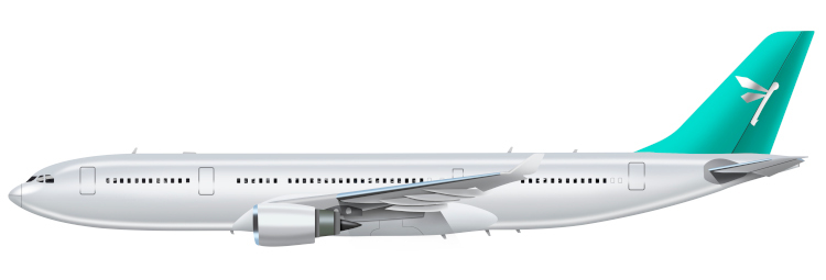 A330 side view