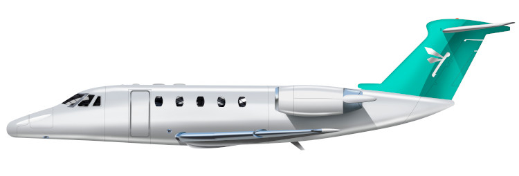 Citation VII side view