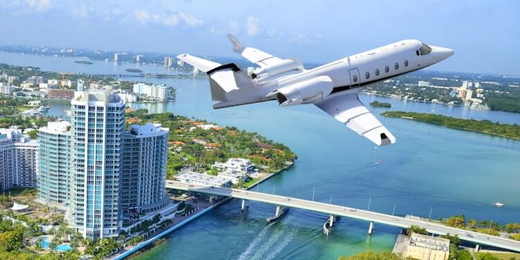 Alquiler de aviones privados en Miami