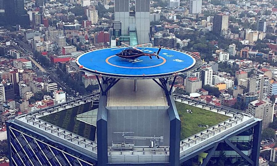 Luxury Helicopter Charter in CDMX - Torre BBVA