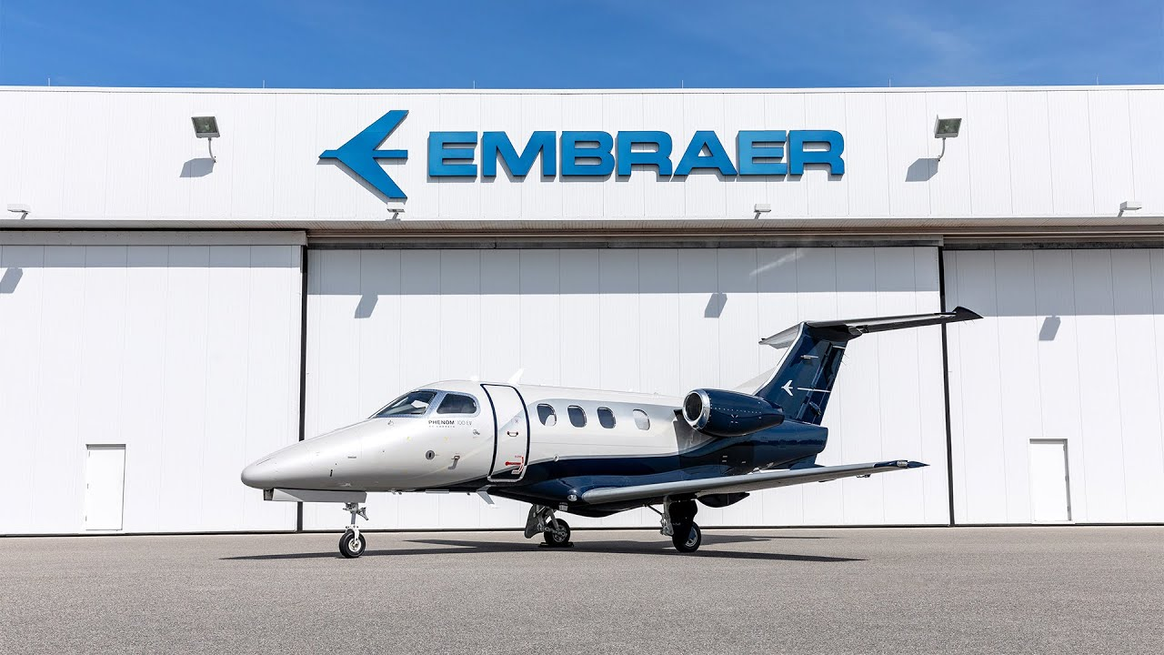 What are the executive jets in production by Embraer