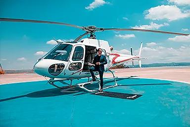 Movilidad aérea urbana y heli tours Premium.